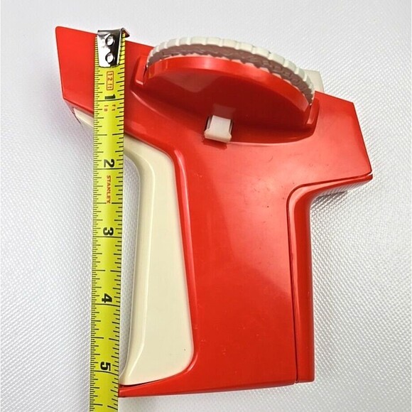Dymo 1780 Label Maker Vintage Orange Tape Not Included 3/8 1/4 Mid-Century - Picture 8 of 10
